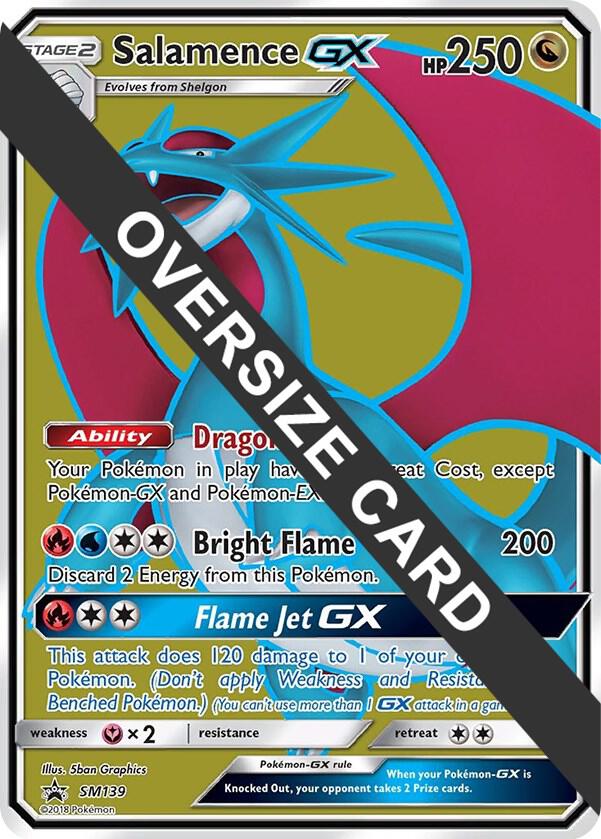 Salamence GX (SM Black Star Promo) SM139 card from Jumbo Cards