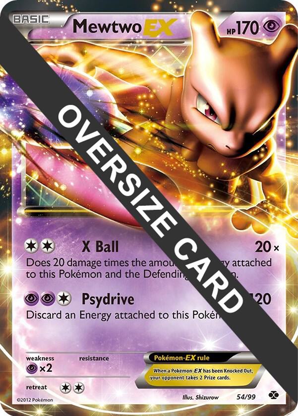 Mewtwo EX - 54/99 054/099 card from Jumbo Cards