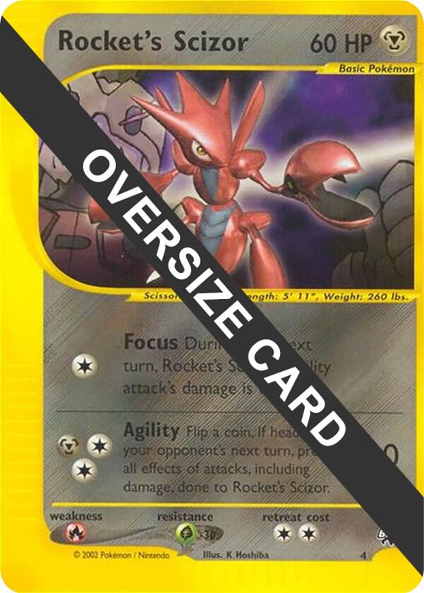 Rocket's Scizor - 4 004 card from Jumbo Cards