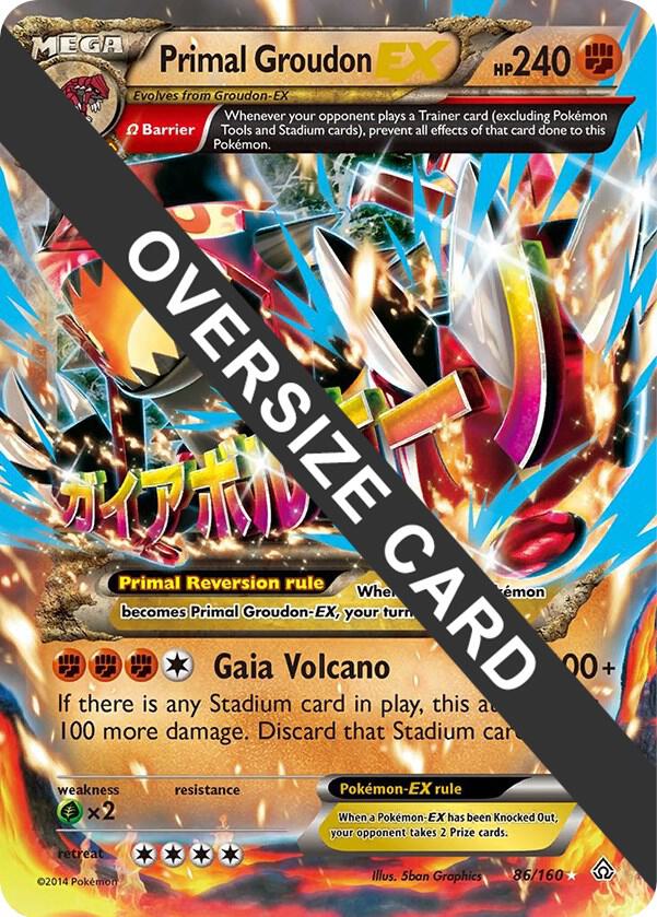 Primal Groudon EX - 86/160 086/160 card from Jumbo Cards
