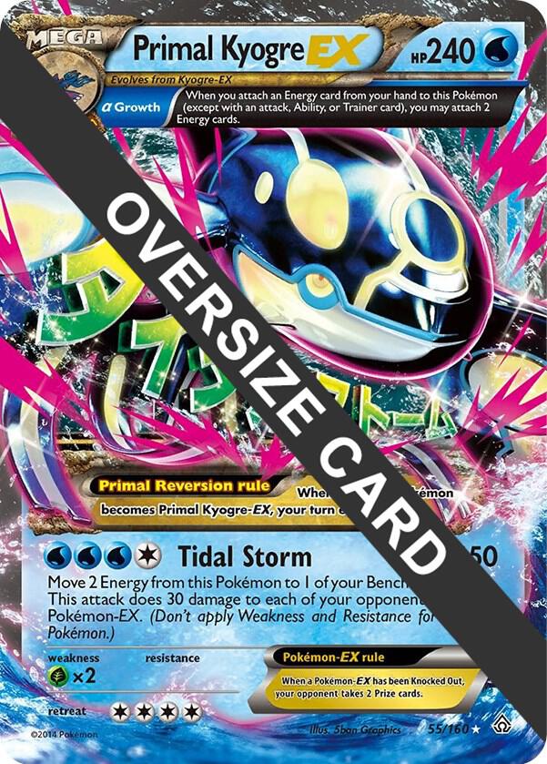 Primal Kyogre EX - 55/160 055/160 card from Jumbo Cards