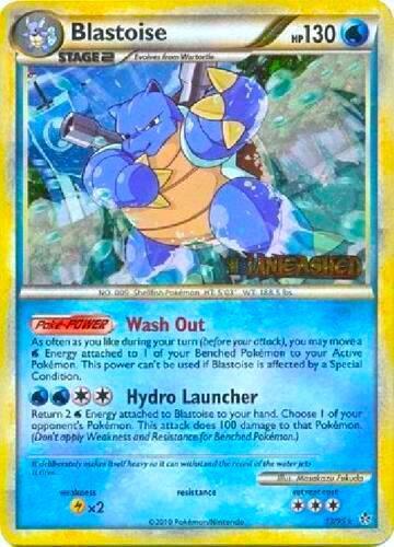 Blastoise (Prerelease) 13/95 card from HGSS Promos