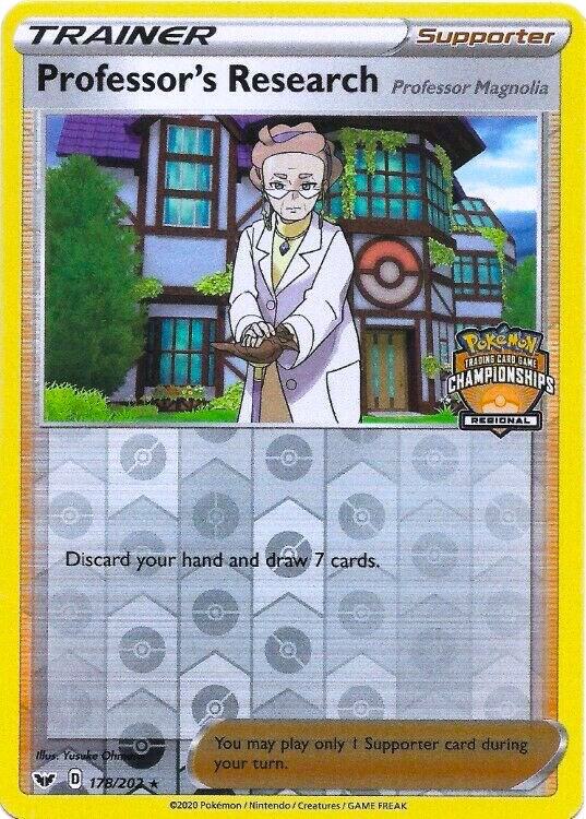 Professor's Research (Regional Championships) 178/202 card from League & Championship Cards