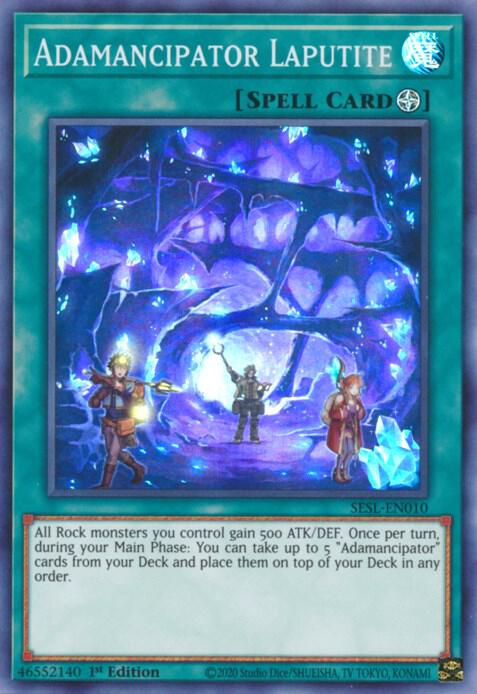 Adamancipator Laputite SESL-EN010 card from Secret Slayers