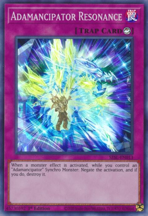 Adamancipator Resonance SESL-EN013 card from Secret Slayers