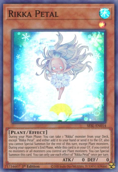 Rikka Petal SESL-EN014 card from Secret Slayers