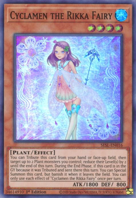 Cyclamen the Rikka Fairy SESL-EN016 card from Secret Slayers