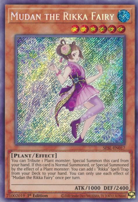 Mudan the Rikka Fairy SESL-EN017 card from Secret Slayers