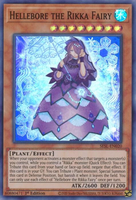 Hellebore the Rikka Fairy SESL-EN020 card from Secret Slayers