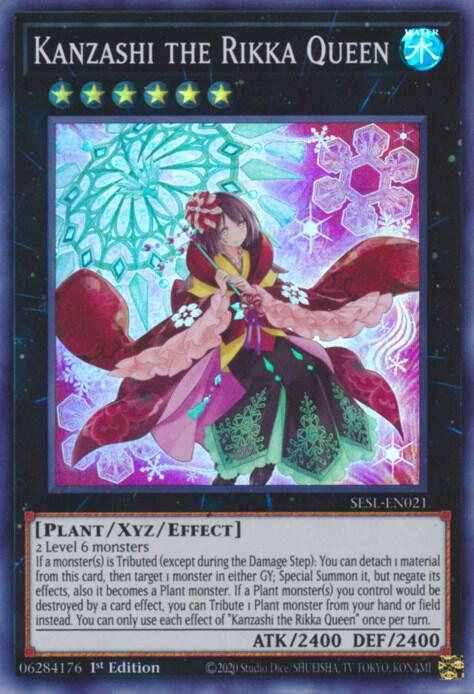Kanzashi the Rikka Queen SESL-EN021 card from Secret Slayers