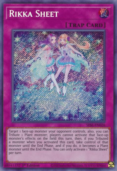 Rikka Sheet SESL-EN026 card from Secret Slayers