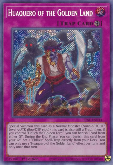 Huaquero of the Golden Land SESL-EN033 card from Secret Slayers