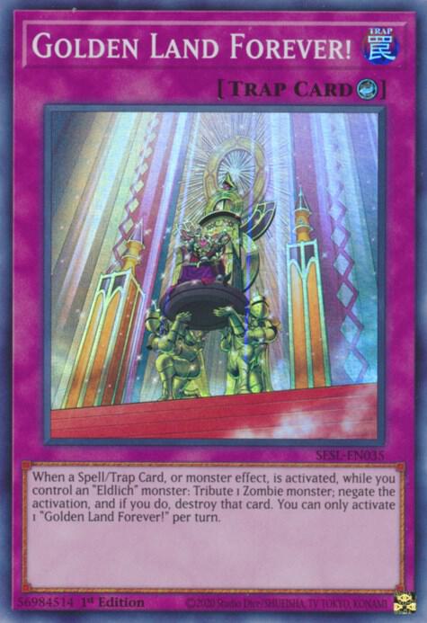 Golden Land Forever! SESL-EN035 card from Secret Slayers
