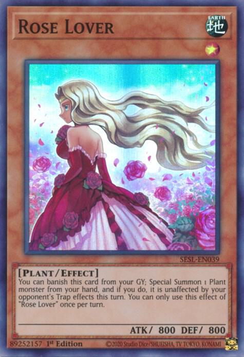 Rose Lover SESL-EN039 card from Secret Slayers
