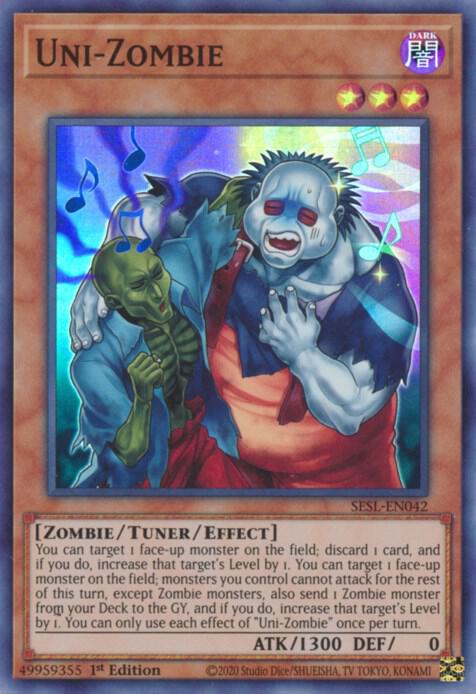 Uni-Zombie SESL-EN042 card from Secret Slayers