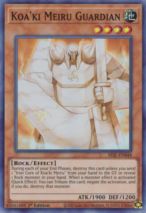 Koa'ki Meiru Guardian SESL-EN048 card from Secret Slayers