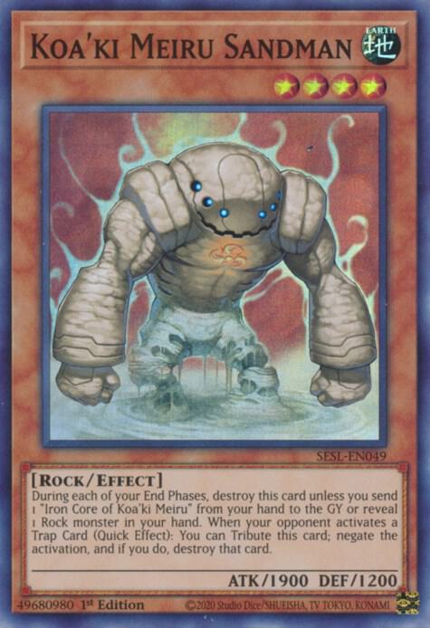 Koa'ki Meiru Sandman SESL-EN049 card from Secret Slayers