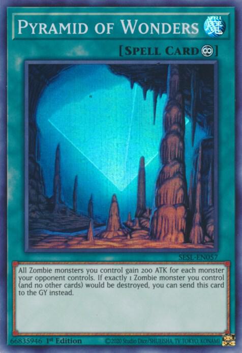 Pyramid of Wonders SESL-EN057 card from Secret Slayers