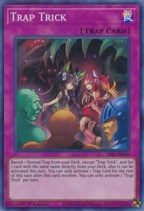 Trap Trick SESL-EN060 card from Secret Slayers
