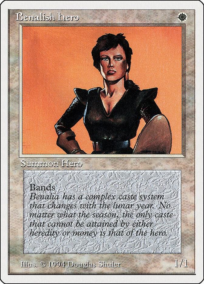 Benalish Hero 4 card from Summer Magic