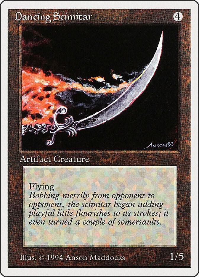 Dancing Scimitar 243 card from Summer Magic