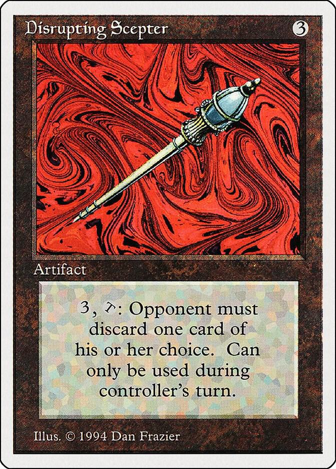 Disrupting Scepter 245 card from Summer Magic
