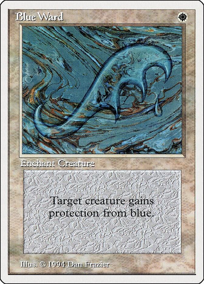 Blue Ward 7 card from Summer Magic