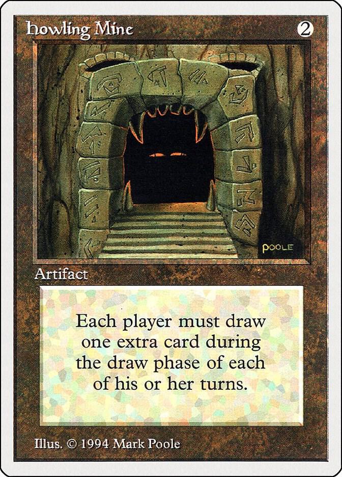 Howling Mine 251 card from Summer Magic