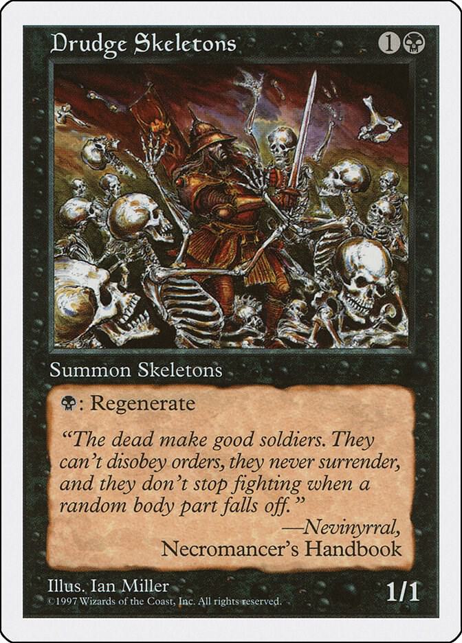 Drudge Skeletons card from Fifth Edition