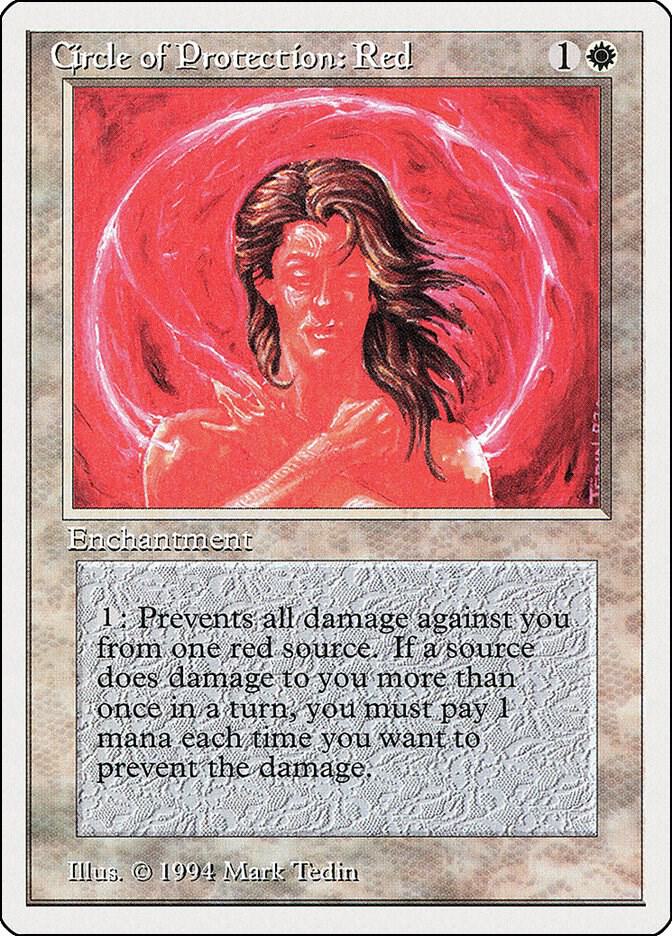 Circle of Protection: Red 12 card from Summer Magic