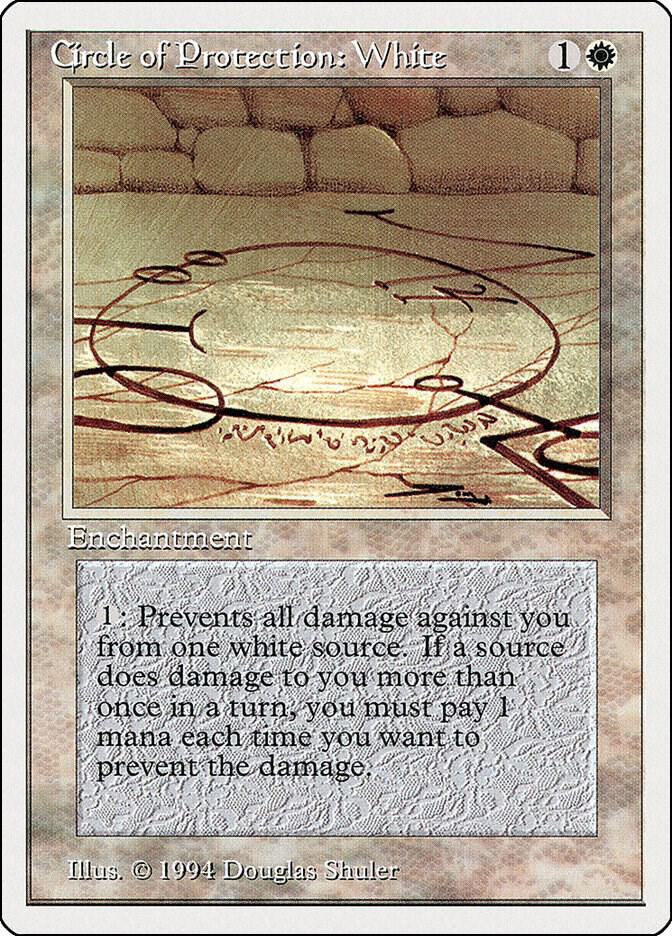 Circle of Protection: White 13 card from Summer Magic