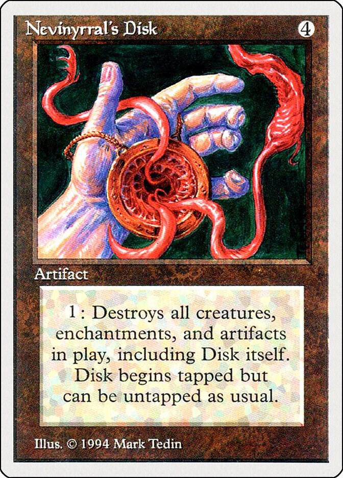 Nevinyrral's Disk 267 card from Summer Magic
