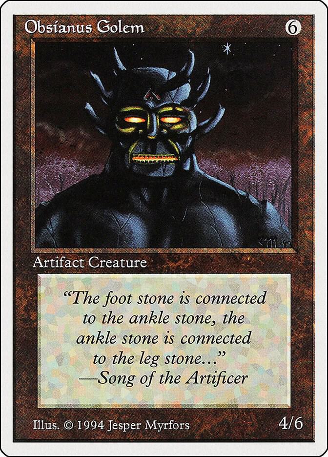 Obsianus Golem 268 card from Summer Magic