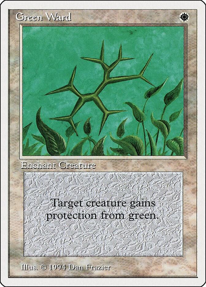Green Ward 20 card from Summer Magic