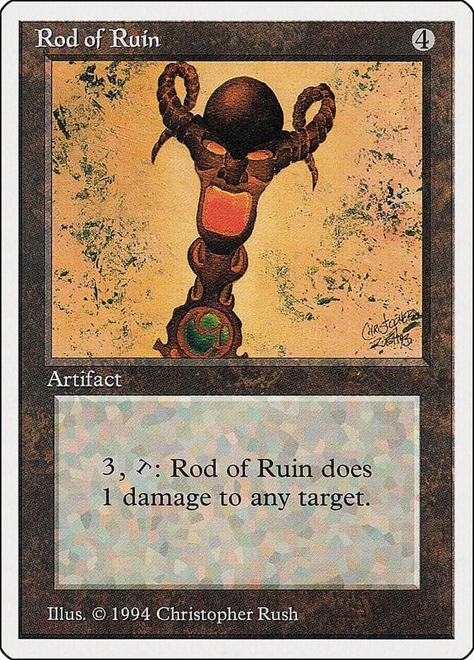 Rod of Ruin 273 card from Summer Magic