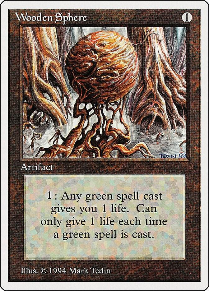 Wooden Sphere 281 card from Summer Magic