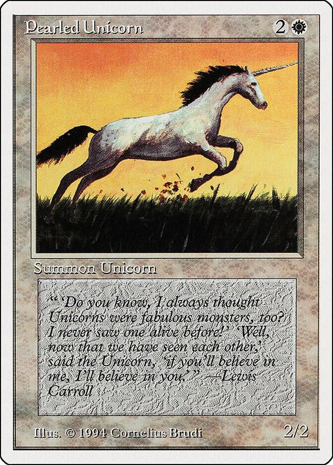 Pearled Unicorn 30 card from Summer Magic