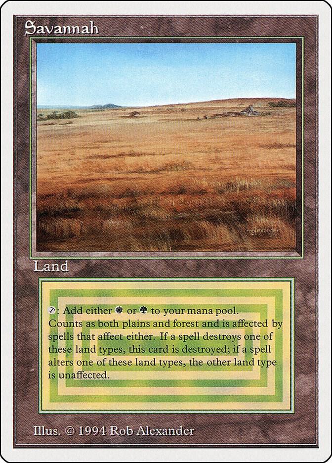 Savannah 285 card from Summer Magic
