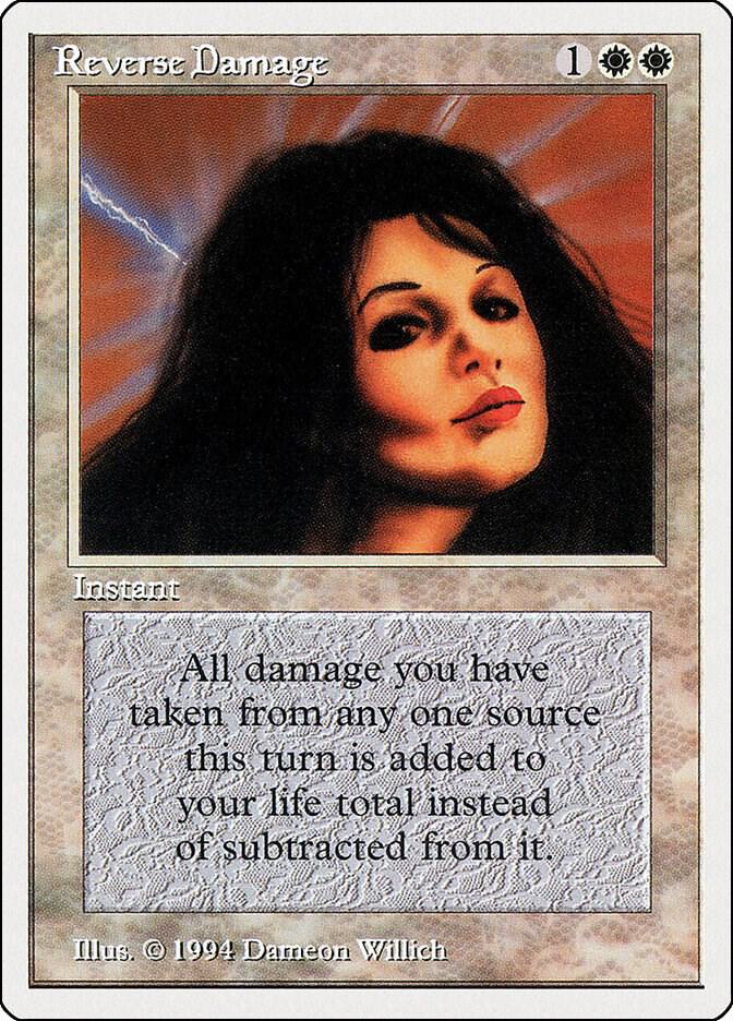Reverse Damage 35 card from Summer Magic