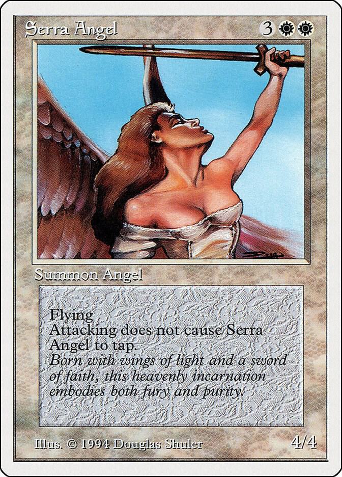 Serra Angel 40 card from Summer Magic
