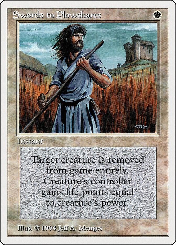 Swords to Plowshares 41 card from Summer Magic