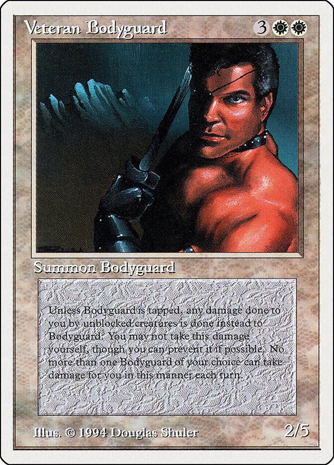 Veteran Bodyguard 42 card from Summer Magic