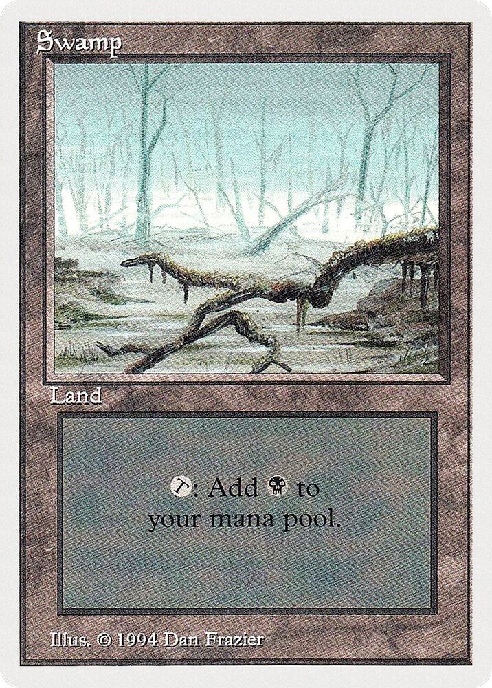 Swamp (A) 298 card from Summer Magic