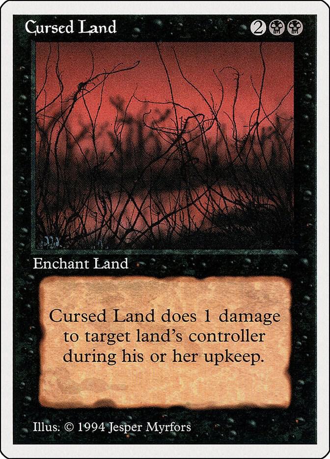 Cursed Land 98 card from Summer Magic