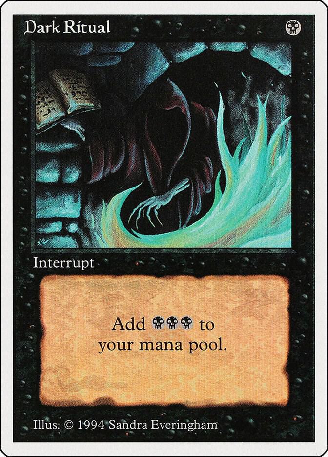 Dark Ritual 99 card from Summer Magic