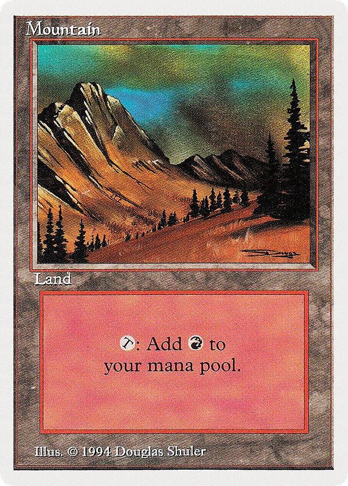 Mountain (C) 303 card from Summer Magic