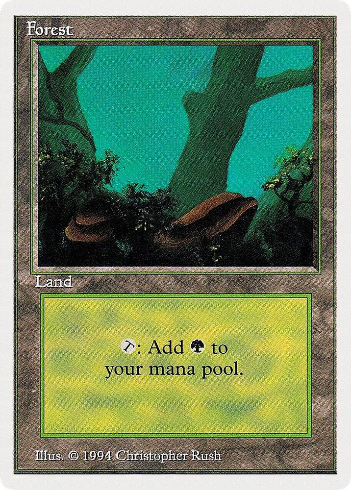 Forest (A) 304 card from Summer Magic
