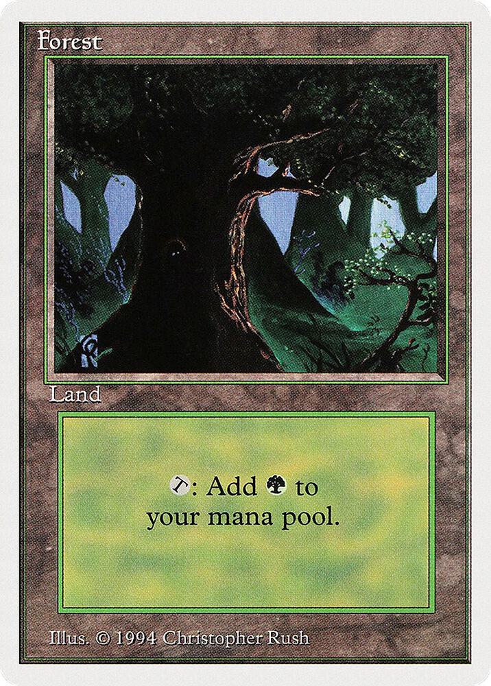 Forest (C) 306 card from Summer Magic