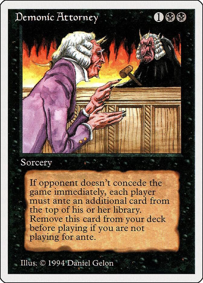 Demonic Attorney 103 card from Summer Magic