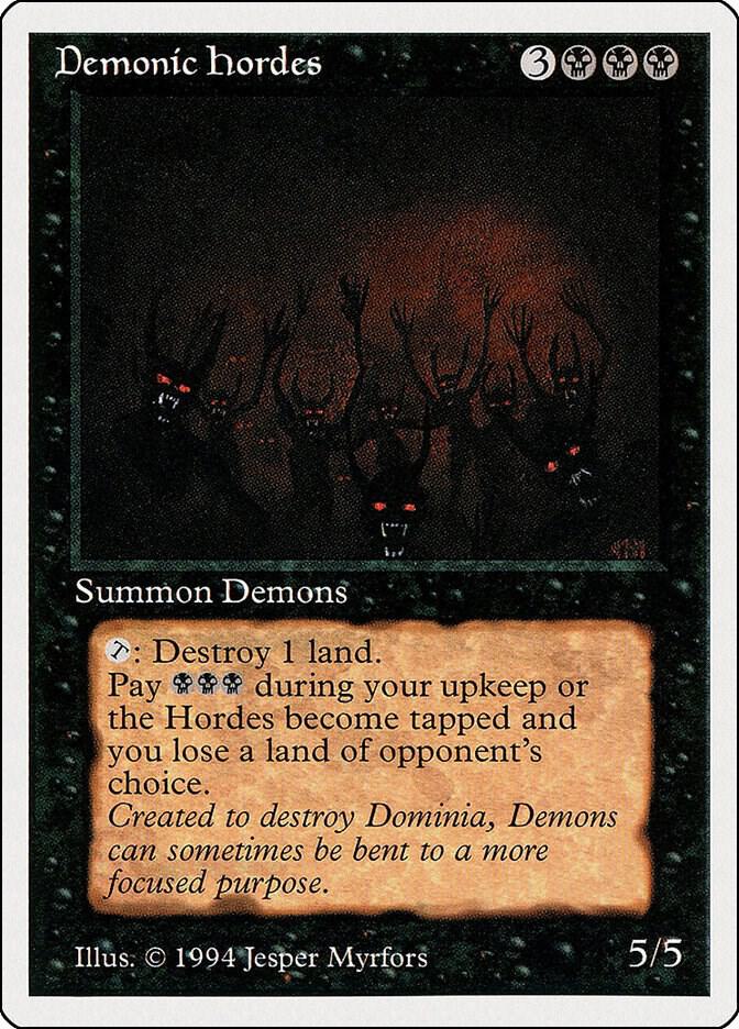 Demonic Hordes 104 card from Summer Magic